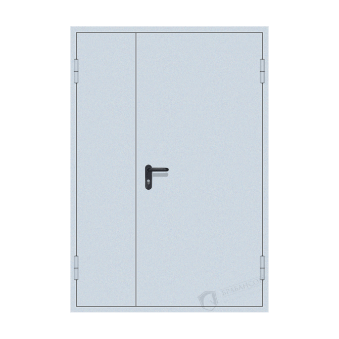 Дверь противопожарная металлическая двупольная